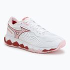 Scarpe da tennis da donna Mizuno Wave Enforce Tour 2 CC white/pinkesque/barbados/cherry