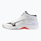 Scarpe da volley Mizuno Lightning Select Mid white/black/fiery red