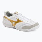 Scarpe da calcio Mizuno Morelia Sala Elite IN white/football gold/galaxy silver