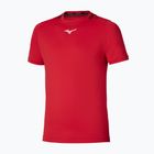 Maglietta da tennis da uomo Mizuno 62GAA001 Tee fiery red