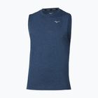 Maglia running uomo Mizuno Impulse Core Sleeveless estate blue