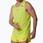 Canotta running uomo Mizuno Tech Light Tank lightning yellow