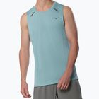Canotta running uomo Mizuno Active DryAeroFlow Tank Top aquifer