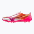 Scarpe da calcio Mizuno Alfa III Elite AG white/fuchsia purple