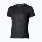 Maglia da running uomo  Mizuno Active DryAeroFlow Graphic black/gray