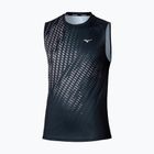 Maglia running uomo Mizuno Core Graphic Sleeveless black/gray