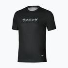 Maglia da running uomo Mizuno Core Graphic Tee black
