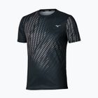 Maglia running uomo Mizuno Core Graphic Tee black/gray