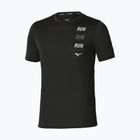 Maglia da corsa da uomo Mizuno Core Run Short Sleeve Tee black