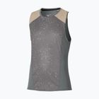 Canotta da running uomo Mizuno Active DryAeroFlow Graphic Tank Top lava smoke