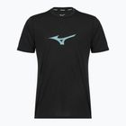 T-shirt running uomo Mizuno Core Runbird Tee black