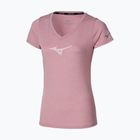Maglia da running donna Mizuno Core Runbird Tee rose elegance