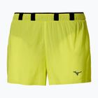 Pantaloncini running uomo Mizuno Tech Light Split 1.5 lightning yellow
