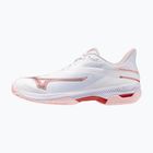 Scarpe da tennis da donna Mizuno Wave Exceed Court CC W white/pinkesque/barbados cherr