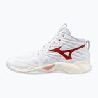 Scarpe da pallavolo donna Mizuno Wave Momentum Pro Mid white/rose elegance/lava falls
