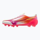 Scarpe da calcio Mizuno Alfa III Elite FG white/fuchsia purple