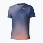 Maglietta da tennis da uomo Mizuno Graphic Short Sleeve Tee insigna blue