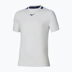 Maglietta da tennis da uomo Mizuno Tennis Core Short Sleeve Tee white/insignia blue