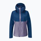 Rab Downpour Eco giacca da pioggia da donna blu patriota/viola salvia