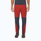 Pantaloni Rab Torque Regular da uomo rosso toscano