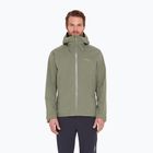 Giacca da pioggia da uomo Rab Downpour Light light khaki