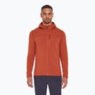Felpa Rab Ascendor Light Hoody Uomo rosso toscano