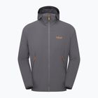 Giacca softshell da uomo Rab Borealis Hoody graphene