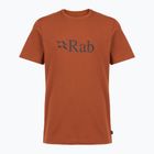 T-shirt uomo Rab Stance Logo red earth