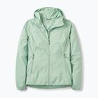 Giacca antivento da donna Rab Windgather Hoody fig green
