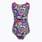 Speedo Digital Allover Splashback tr navy/rosso/blu fiamma costume intero per bambini
