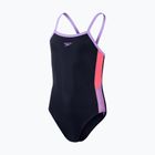 Costume intero Speedo Dive Thinstrap per bambini true navy/miami lilac/raspberry fill