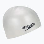 Cuffia Speedo Plain Moulded in silicone bianco perlato