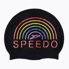 Cuffia Speedo in silicone stampato con orgoglio arcobaleno