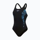 Speedo Placement Muscleback costume da bagno intero true navy/true cobalt/curious blue