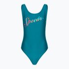 Costume intero Speedo donna Logo Deep U-Back peacock/pumpkin spice/blu marino