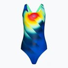 Speedo Placement Digital Powerback costume intero da donna vero cobalto/verde arlecchino