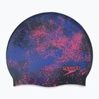 Cuffia Speedo Reversible Slogan Junior starburst true cobalt/flare pink per bambini