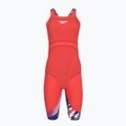 Costume da gara Speedo Fastskin LZR Ignite Kneeskin flame red/bolt/white