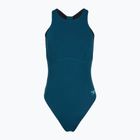 Costume da bagno intero donna Speedo Racer Zip with Built in Swim Bra dark teal