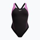 Costume da bagno intero da donna Speedo HyperBoom Splice Racerback neon violet