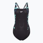 Costume intero Speedo da donna HyperBoom Splice Muscleback verde scuro