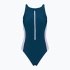 Speedo costume da bagno intero donna Zip Colorblock verde scuro