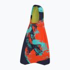 Pinne da nuoto Speedo Medium Blade peacoat/arancio vulcanico/vetro artico