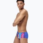 Speedo Club Training Placement Brief da uomo in misto fuso/cobalto pop boxer da bagno