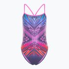 Costume intero Speedo Placement Digital Vback balance blend/hapuna blue da donna