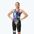 Costume da bagno intero da donna Speedo Fastskin LZR Pure Valor 2.0 Openback Kneeskin black/molten blur