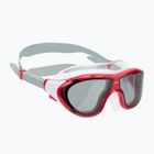 Maschera da bagno Speedo Biofuse 2.0 ad alto rischio rosso/fumo per bambini