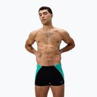 Speedo Endurance+ MAX Splice Aquashort boxer nuoto uomo nero/turchese gemma