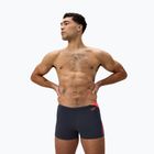 Boxer da nuoto Speedo Hyper Boom Splice uomo grigio piombo/corallo neon