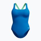 Costume intero da donna Speedo Flex Band con reggiseno da bagno blu laguna